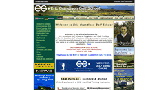 Desktop Screenshot of ericgrandison-golfschool.com