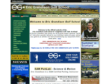 Tablet Screenshot of ericgrandison-golfschool.com